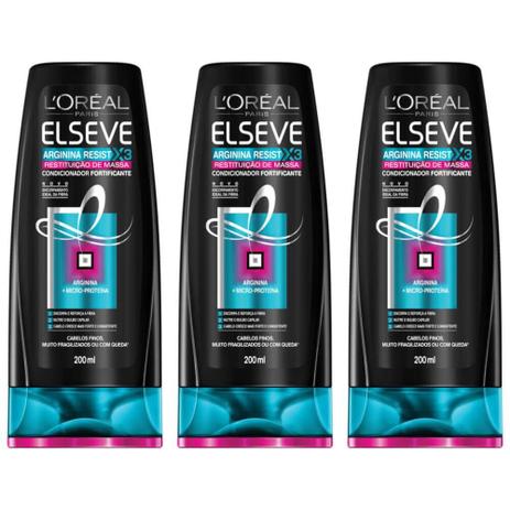 Elseve Arginina X3 Restit Massa Condicionador 200ml (Kit C/03) Menor preço em Elseve Arginina X3 Restit Massa Condicionador 200ml (Kit C/03)
