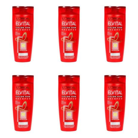 Elseve Color Revive Shampoo 400ml (Kit C/06) Menor preço em Elseve Color Revive Shampoo 400ml (Kit C/06)