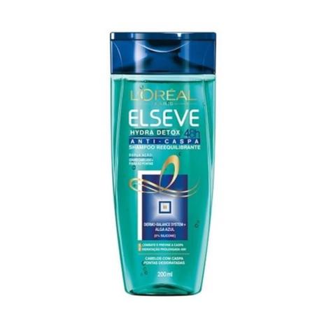Elseve Hydra Detox Shampoo Anticaspa 200ml Menor preço em Elseve Hydra Detox Shampoo Anticaspa 200ml