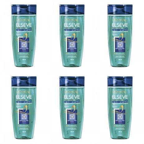 Elseve Hydra Detox Shampoo Anticaspa 400ml (Kit C/06) Menor preço em Elseve Hydra Detox Shampoo Anticaspa 400ml (Kit C/06)
