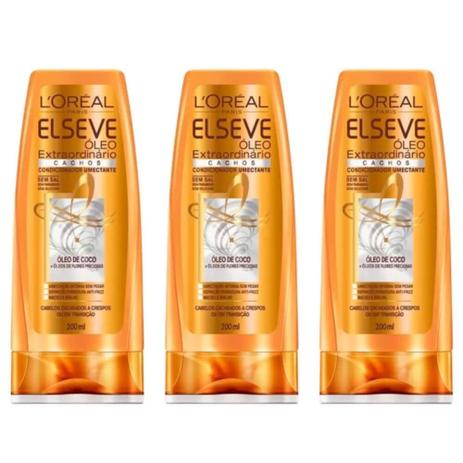 Elseve Óleo Extraordinário Cachos Condicionador 200ml (Kit C/03) é boa?