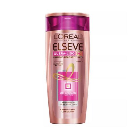Elseve Quera Liso Reconstrução Shampoo 200ml Menor preço em Elseve Quera Liso Reconstrução Shampoo 200ml