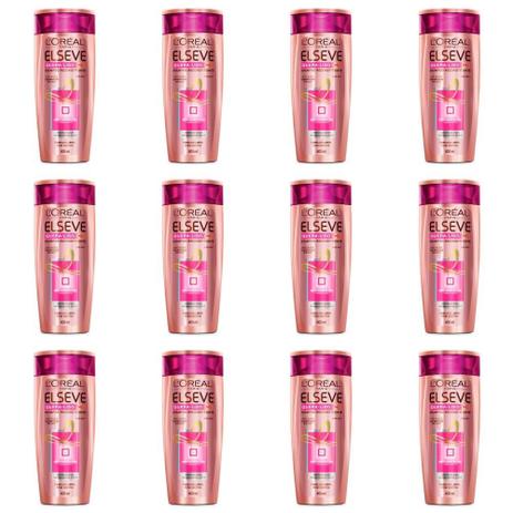 Elseve Quera Liso Shampoo 400ml (Kit C/12) Menor preço em Elseve Quera Liso Shampoo 400ml (Kit C/12)