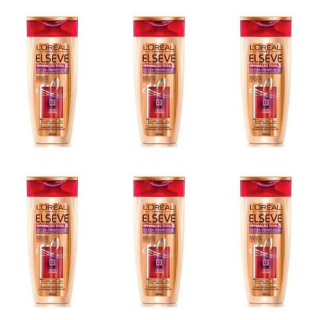 Elseve Reparação Total 5 Shampoo Extra Profundo 400ml (Kit C/06) Menor preço em Elseve Reparação Total 5 Shampoo Extra Profundo 400ml (Kit C/06)