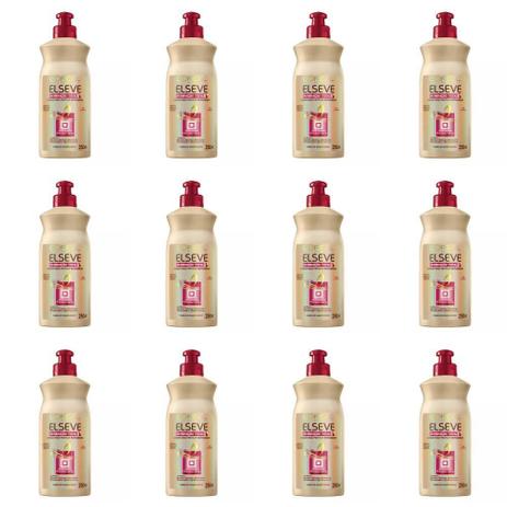 Elseve Reparador Total 5 + Reparador Creme P/ Pentear 250ml (Kit C/12) Menor preço em Elseve Reparador Total 5 + Reparador Creme P/ Pentear 250ml (Kit C/12)