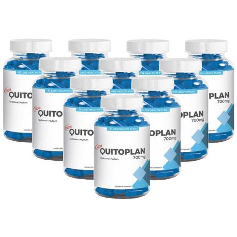 Emagrecedor Quitoplan 60 cápsulas 700mg Kit com 10 - Pandora Menor preço em Emagrecedor Quitoplan 60 cápsulas 700mg Kit com 10 - Pandora