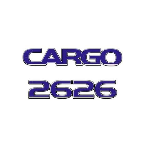 Emblema Adesivo Ford Cargo 2626 Kit - Universo do caminhão Menor preço em Emblema Adesivo Ford Cargo 2626 Kit - Universo do caminhão