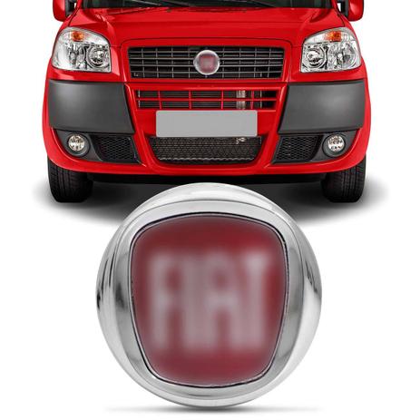 Emblema Grade Dianteira Tampa Traseira Doblo Idea Adventure Palio Fire Stilo e Uno 09 a 16 Vermelho - Prime Menor preço em Emblema Grade Dianteira Tampa Traseira Doblo Idea Adventure Palio Fire Stilo e Uno 09 a 16 Vermelho - Prime