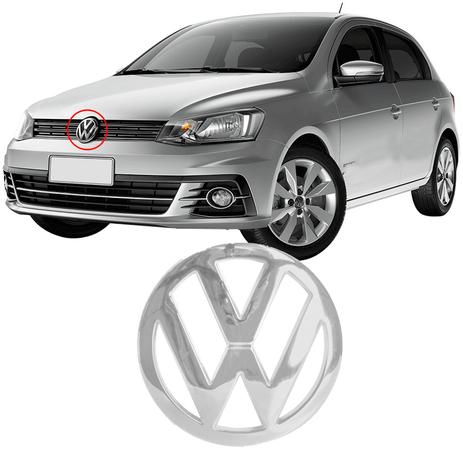 Emblema VW da Grade do Radiador Gol Saveiro Voyage G6 G7 2013 2014 2015 2016 2017 Cromado - Marcon Menor preço em Emblema VW da Grade do Radiador Gol Saveiro Voyage G6 G7 2013 2014 2015 2016 2017 Cromado - Marcon