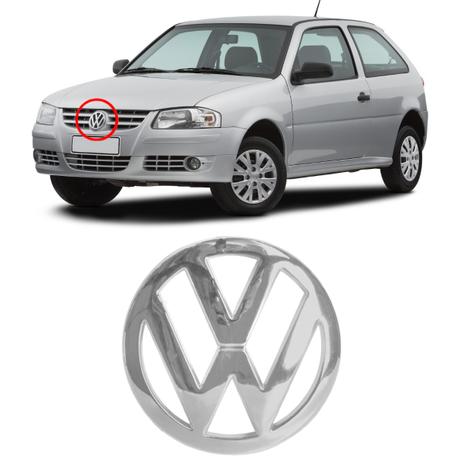 Emblema VW Grade Radiador Gol G4 Fox Parati Polo Saveiro 02 03 04 05 06 07 08 09 10 11 12 14 Cromado - Marcon é boa?