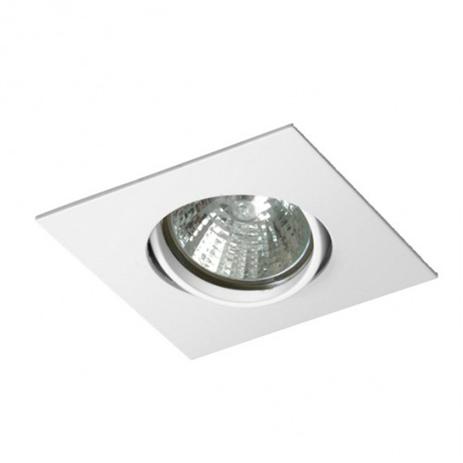 Embutido Direcional Quadrado para Dicróica Branco - Bella Luce - BL1084/1BF Menor preço em Embutido Direcional Quadrado para Dicróica Branco - Bella Luce - BL1084/1BF