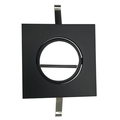 Embutido Direcional Quadrado para Dicróica Preto - BL1084/1PF - Bella Luce Menor preço em Embutido Direcional Quadrado para Dicróica Preto - BL1084/1PF - Bella Luce