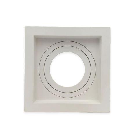 Embutido Quadrado Recuado Direcional para Dicroica Branco GU10 - Save Energy - SE-330.1032 Menor preço em Embutido Quadrado Recuado Direcional para Dicroica Branco GU10 - Save Energy - SE-330.1032