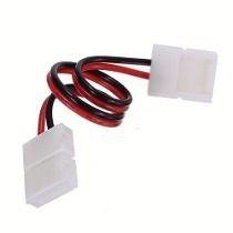 Emenda Junção Conector Fio Fita LED 5050 2 Vias Largura 8mm Click - Ddy Menor preço em Emenda Junção Conector Fio Fita LED 5050 2 Vias Largura 8mm Click - Ddy