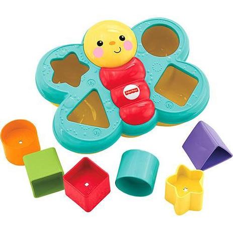 Encaixa Borboleta Fisher Price Mattel DJD80 Menor preço em Encaixa Borboleta Fisher Price Mattel DJD80