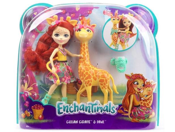 Enchantimals Girafa Gillian e Pawl Mattel FKY74 Menor preço em Enchantimals Girafa Gillian e Pawl Mattel FKY74