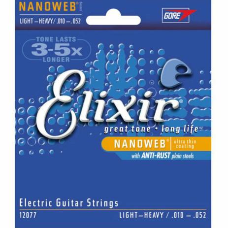 Encordoamento 012 Heavy Para Guitarra - Elixir Menor preço em Encordoamento 012 Heavy Para Guitarra - Elixir