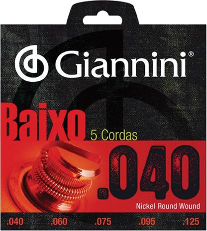 Encordoamento Baixo 5 Cordas Giannini Menor preço em Encordoamento Baixo 5 Cordas Giannini