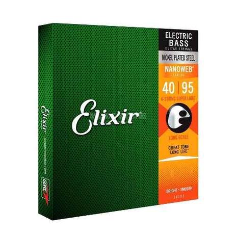 Encordoamento Baixo Elixir 4 Cordas 0.40 14002 Menor preço em Encordoamento Baixo Elixir 4 Cordas 0.40 14002