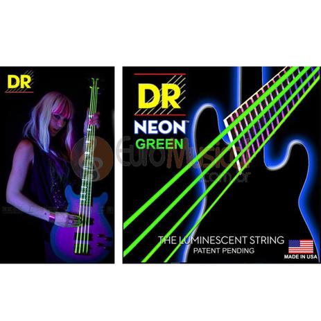 Encordoamento Baixo Neon Green Coated Bass Dr Strings 5C 0.40 Menor preço em Encordoamento Baixo Neon Green Coated Bass Dr Strings 5C 0.40