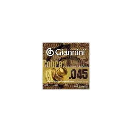 Encordoamento Baixolão 5c Giannini GEEBASF5 0.45 Menor preço em Encordoamento Baixolão 5c Giannini GEEBASF5 0.45