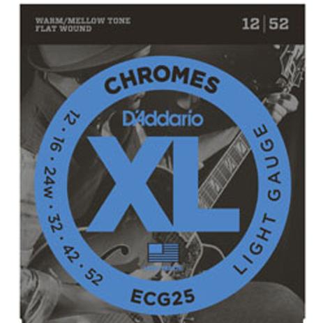 Encordoamento Chromes 012 Para Guitarra ECG-25 - DAddario - D addario Menor preço em Encordoamento Chromes 012 Para Guitarra ECG-25 - DAddario - D addario