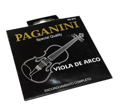 Encordoamento Completo Para Viola De Arco Paganini Pe970 Menor preço em Encordoamento Completo Para Viola De Arco Paganini Pe970