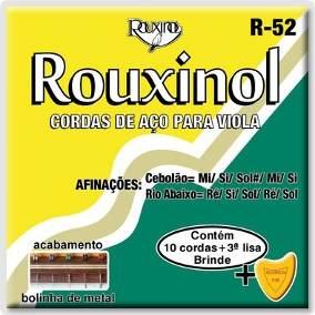Encordoamento Corda Rouxinol Viola R52 Menor preço em Encordoamento Corda Rouxinol Viola R52