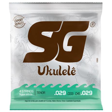 Encordoamento Cordas Para Ukulele SG Tenor Nylon White - Sg strings Menor preço em Encordoamento Cordas Para Ukulele SG Tenor Nylon White - Sg strings