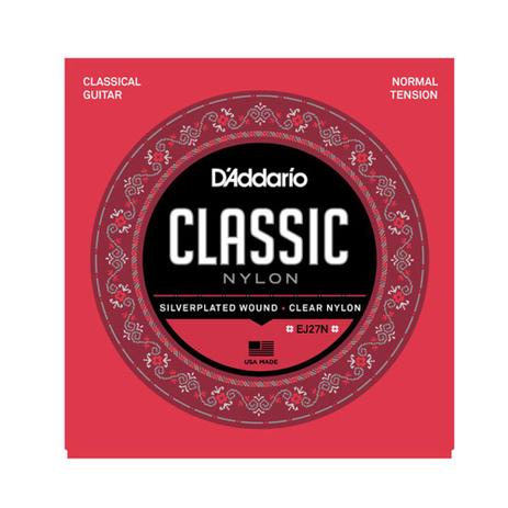 Encordoamento D'Addario P/ Violão Náilon Classic Normal EJ27N - EC0088 Menor preço em Encordoamento D'Addario P/ Violão Náilon Classic Normal EJ27N - EC0088