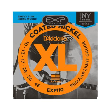 Encordoamento DAddario P/ Guitarra EXP110 10-46 - EC0082 Menor preço em Encordoamento DAddario P/ Guitarra EXP110 10-46 - EC0082