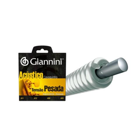 Encordoamento de Aço Para Cavaquinho Gescpa - Giannini Menor preço em Encordoamento de Aço Para Cavaquinho Gescpa - Giannini