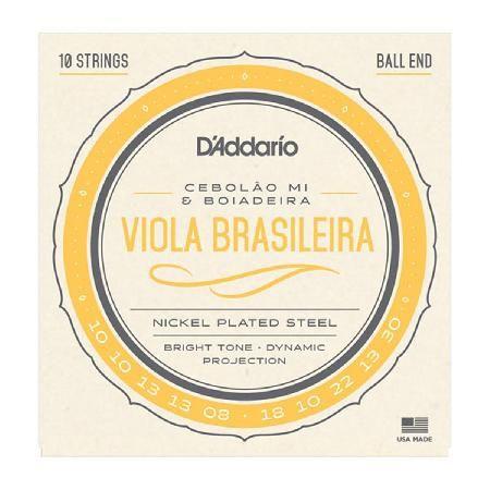 Encordoamento de aço para viola brasileira ej82c - cebolão mi / boiadeira - D”addario Menor preço em Encordoamento de aço para viola brasileira ej82c - cebolão mi / boiadeira - D”addario