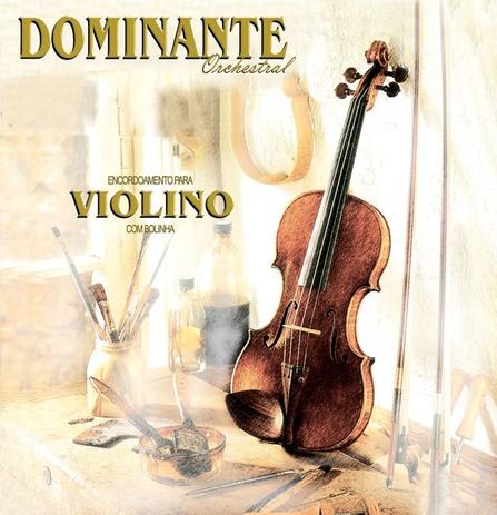 Encordoamento Dominante Para Violino Orchestral Com Bolinha Menor preço em Encordoamento Dominante Para Violino Orchestral Com Bolinha