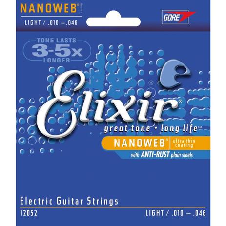 Encordoamento ELIXIR Guitarra 010 Light 12052 Menor preço em Encordoamento ELIXIR Guitarra 010 Light 12052