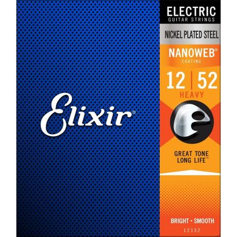 Encordoamento Elixir Guitarra 012 Nanoweb Anti Rust Heavy - Elixir strings Menor preço em Encordoamento Elixir Guitarra 012 Nanoweb Anti Rust Heavy - Elixir strings