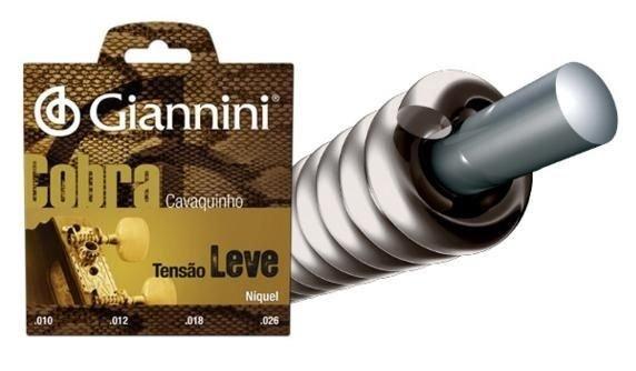Encordoamento giannini cobra cavaquinho - t. leve gescl Menor preço em Encordoamento giannini cobra cavaquinho - t. leve gescl