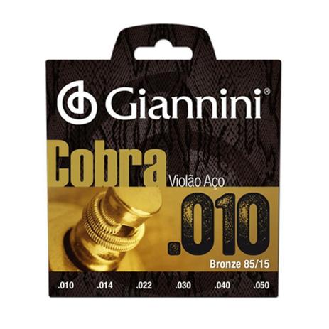 Encordoamento Giannini GEEFLE 010 para Violao Aco Menor preço em Encordoamento Giannini GEEFLE 010 para Violao Aco