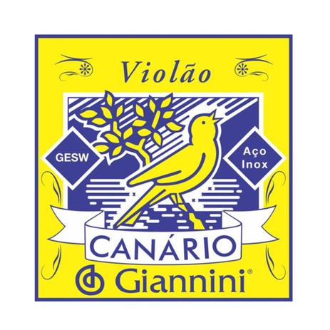 Encordoamento Giannini GESW para violão - Aço Menor preço em Encordoamento Giannini GESW para violão - Aço