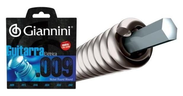 Encordoamento giannini guitarra elétrica - .009 geegst9 Menor preço em Encordoamento giannini guitarra elétrica - .009 geegst9