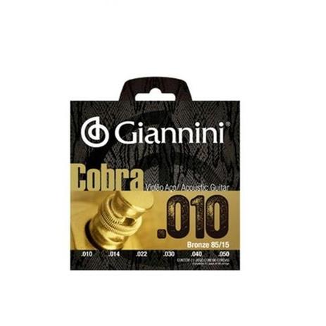 Encordoamento Giannini P Violao Aco Serie Cobra Geefle Extra Leve .010 Menor preço em Encordoamento Giannini P Violao Aco Serie Cobra Geefle Extra Leve .010