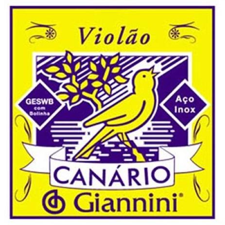 Encordoamento GIANNINI Violão Aço Canário GESWB Menor preço em Encordoamento GIANNINI Violão Aço Canário GESWB