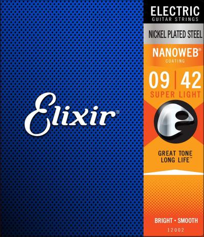 Encordoamento Guitarra Elixir 12002 Super Light 09 Made Usa Menor preço em Encordoamento Guitarra Elixir 12002 Super Light 09 Made Usa