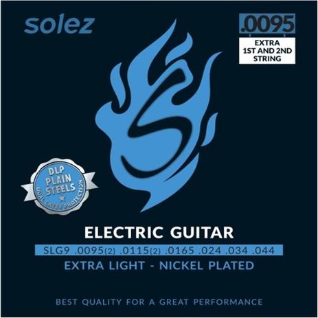 Encordoamento Guitarra Solez 0.0095 DLP Menor preço em Encordoamento Guitarra Solez 0.0095 DLP