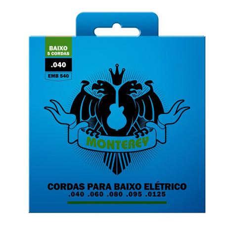 Encordoamento Monterey Baixo 5 Cordas EMB540 0.040/0.125 - EC0360 Menor preço em Encordoamento Monterey Baixo 5 Cordas EMB540 0.040/0.125 - EC0360
