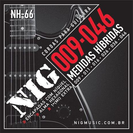 Encordoamento NIG NH66 P/ Guitarra Hybrid Class 9/46 - EC0073 - Nig Music Menor preço em Encordoamento NIG NH66 P/ Guitarra Hybrid Class 9/46 - EC0073 - Nig Music