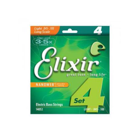 Encordoamento para baixo 4 cordas elixir ligth/l.s.045 4052 (3219) Menor preço em Encordoamento para baixo 4 cordas elixir ligth/l.s.045 4052 (3219)