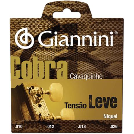 Encordoamento Para Cavaco GESCL Série Cobra Aço Leve GIANNINI Menor preço em Encordoamento Para Cavaco GESCL Série Cobra Aço Leve GIANNINI