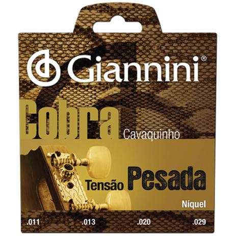 Encordoamento Para Cavaco GESCP Série Cobra Aço Pesada GIANNINI Menor preço em Encordoamento Para Cavaco GESCP Série Cobra Aço Pesada GIANNINI
