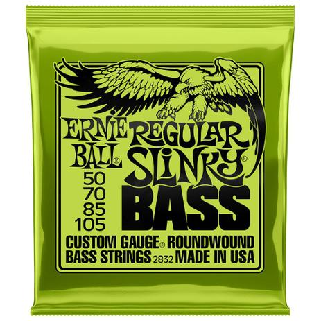 Encordoamento Para Contra Baixo Ernie Ball 4 Cordas .50 - 105 2832 Menor preço em Encordoamento Para Contra Baixo Ernie Ball 4 Cordas .50 - 105 2832